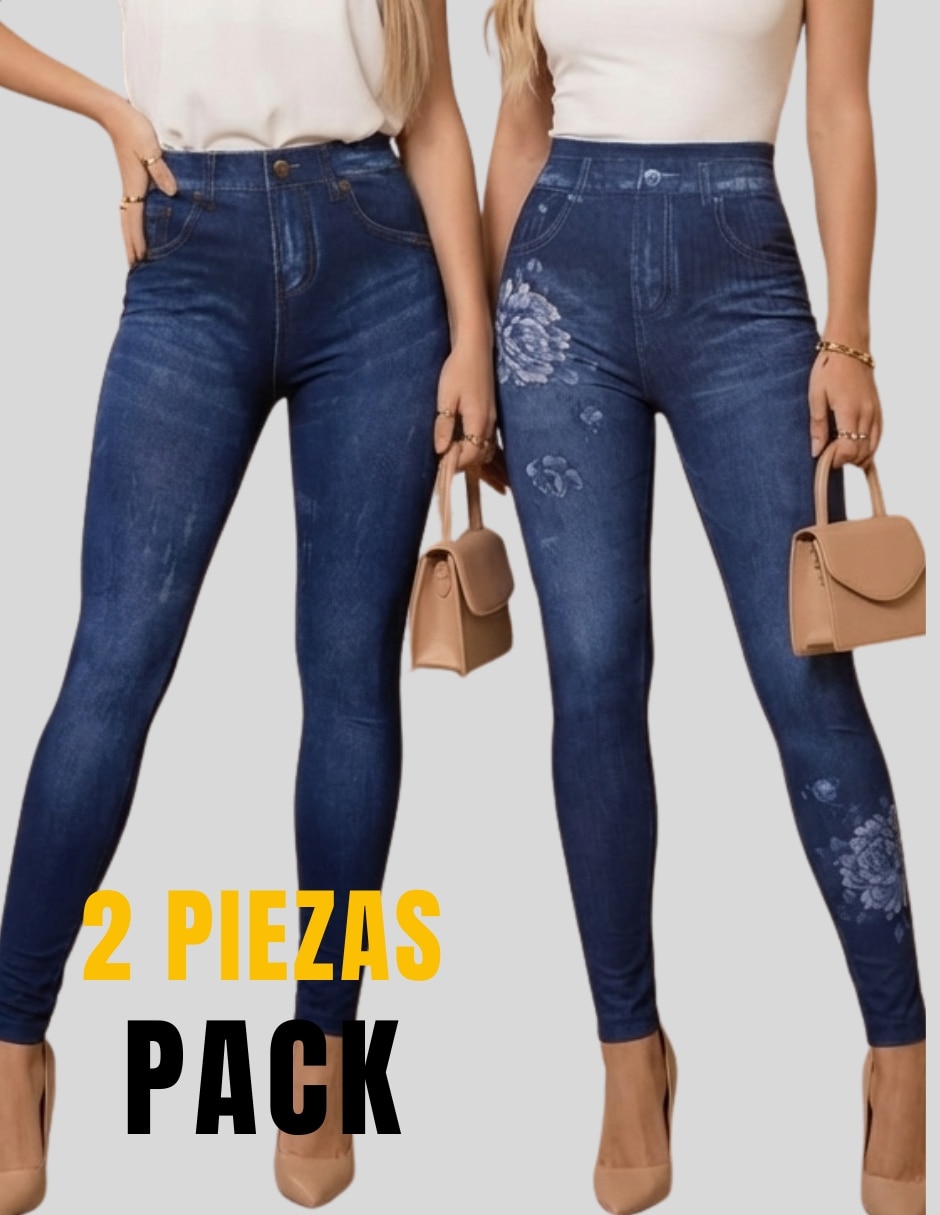 Legging malabis a la cintura alta con elástico para mujer