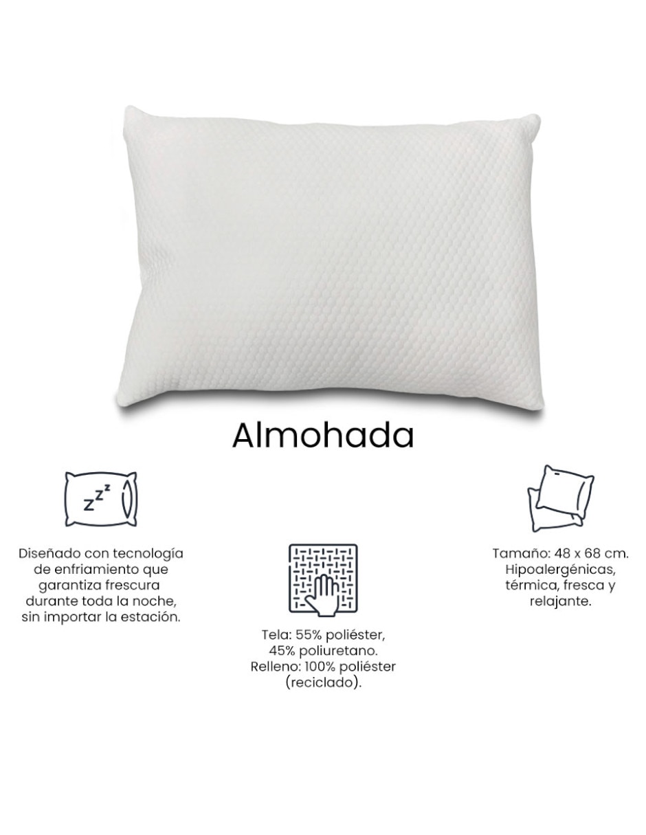 Protector de colchón trinity ultra frosty acolchado impermeable