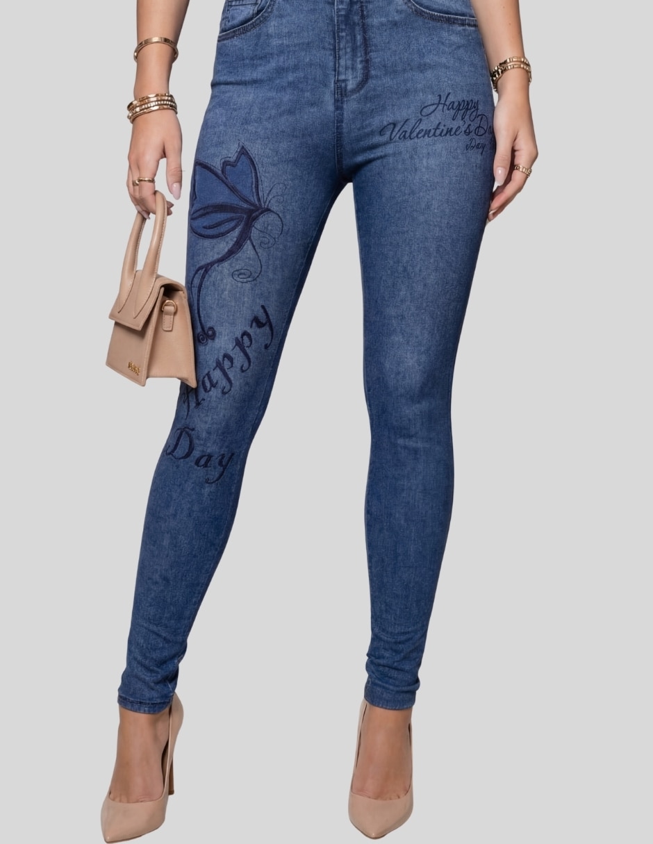 Legging cintura alta con elástico para mujer 8