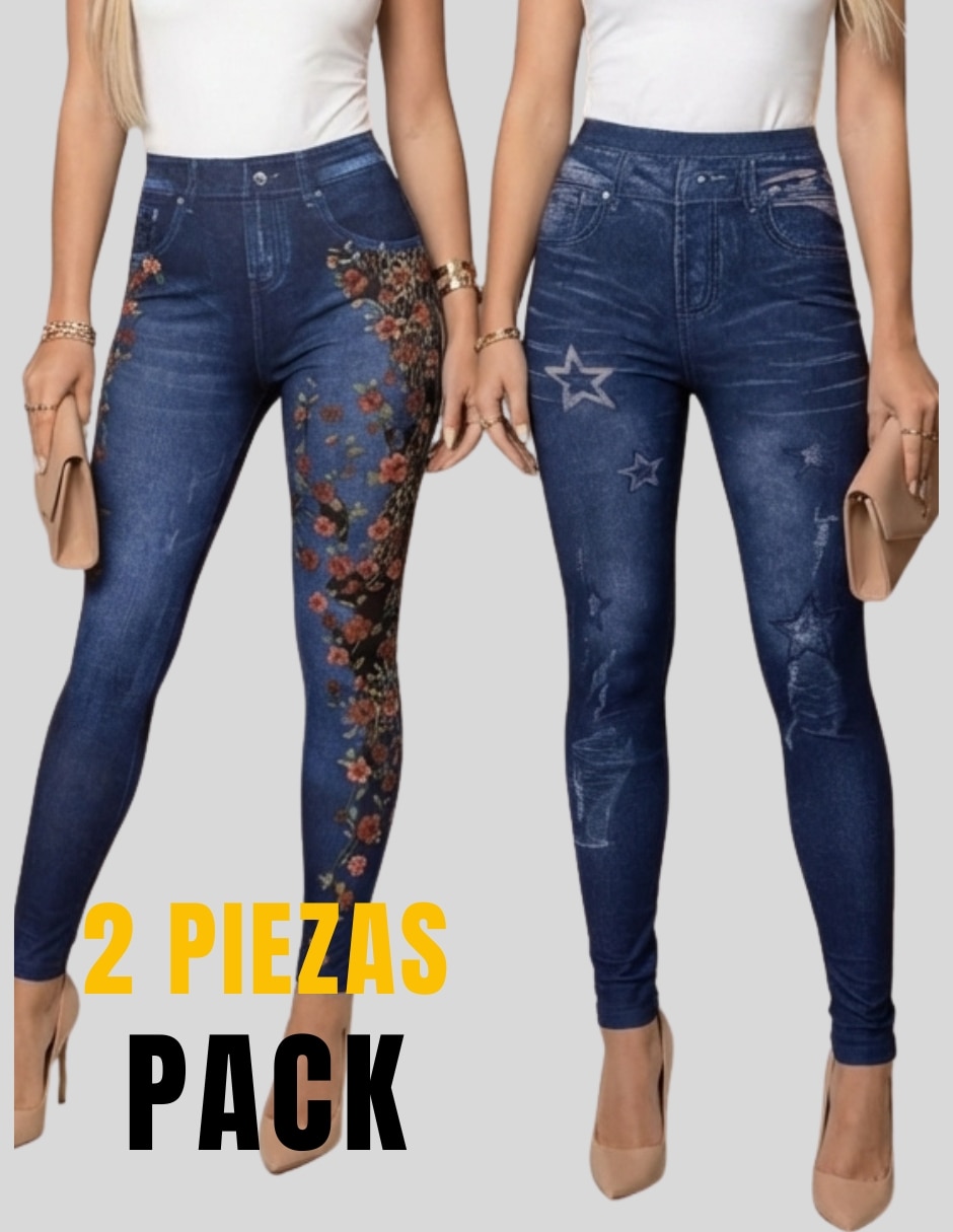 Set legging cintura alta con elástico para mujer 8