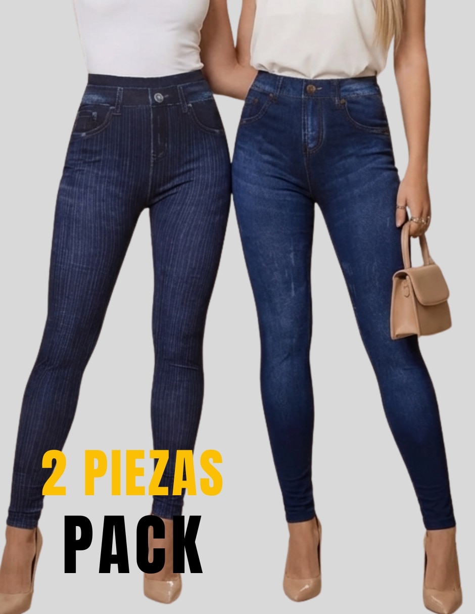 Legging cintura alta con elástico para mujer 2