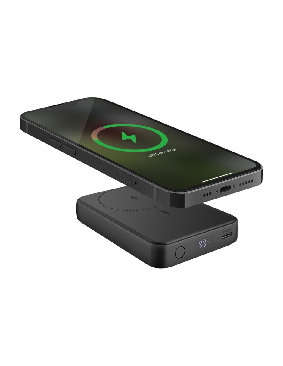 Cargador inalámbrico PB-QI-010NE USB tipo C 12 W 2