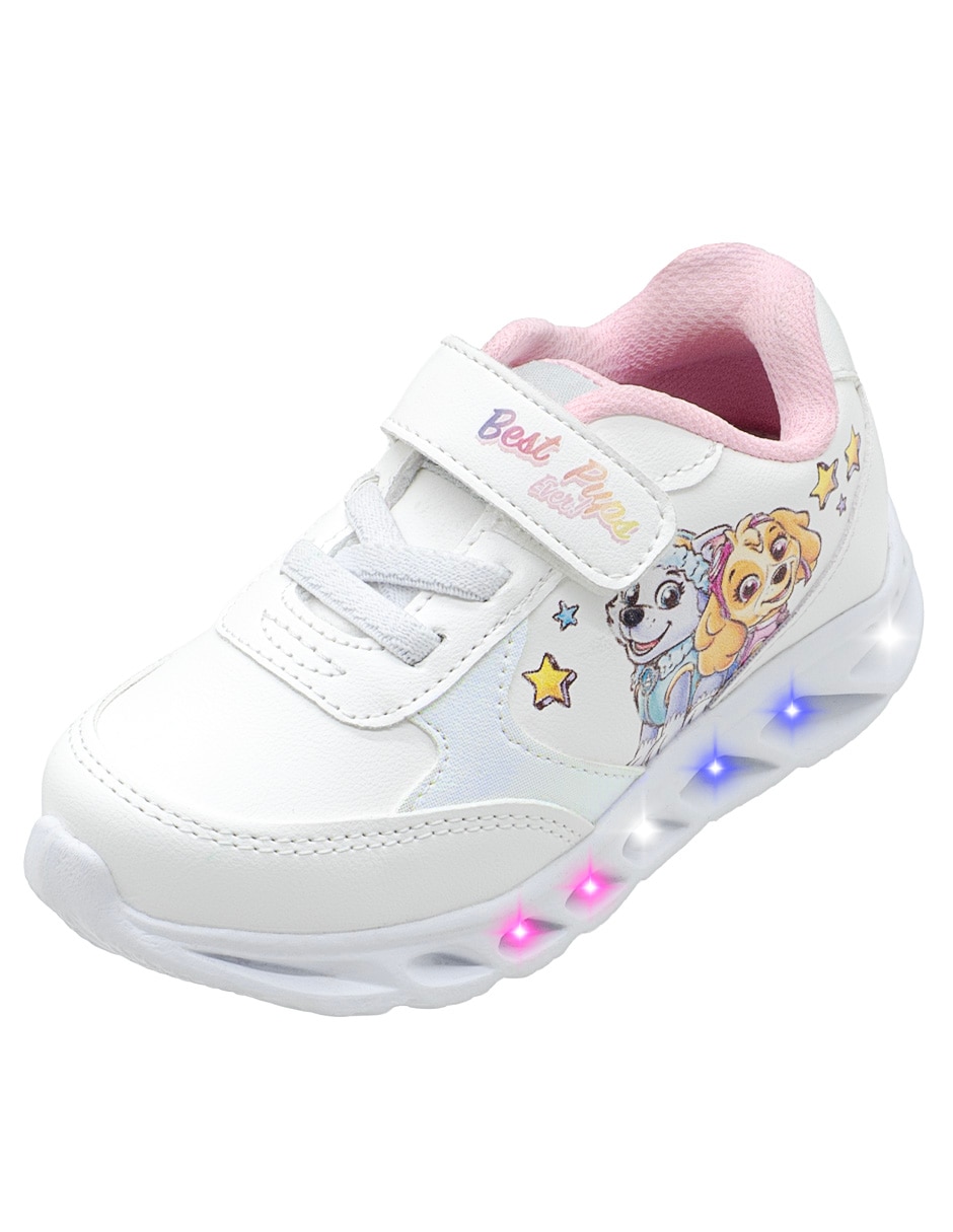 Tenis con luz led Tropicana para niña Paw Patrol