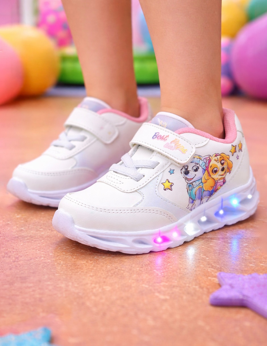 Tenis con luz led Tropicana para niña Paw Patrol