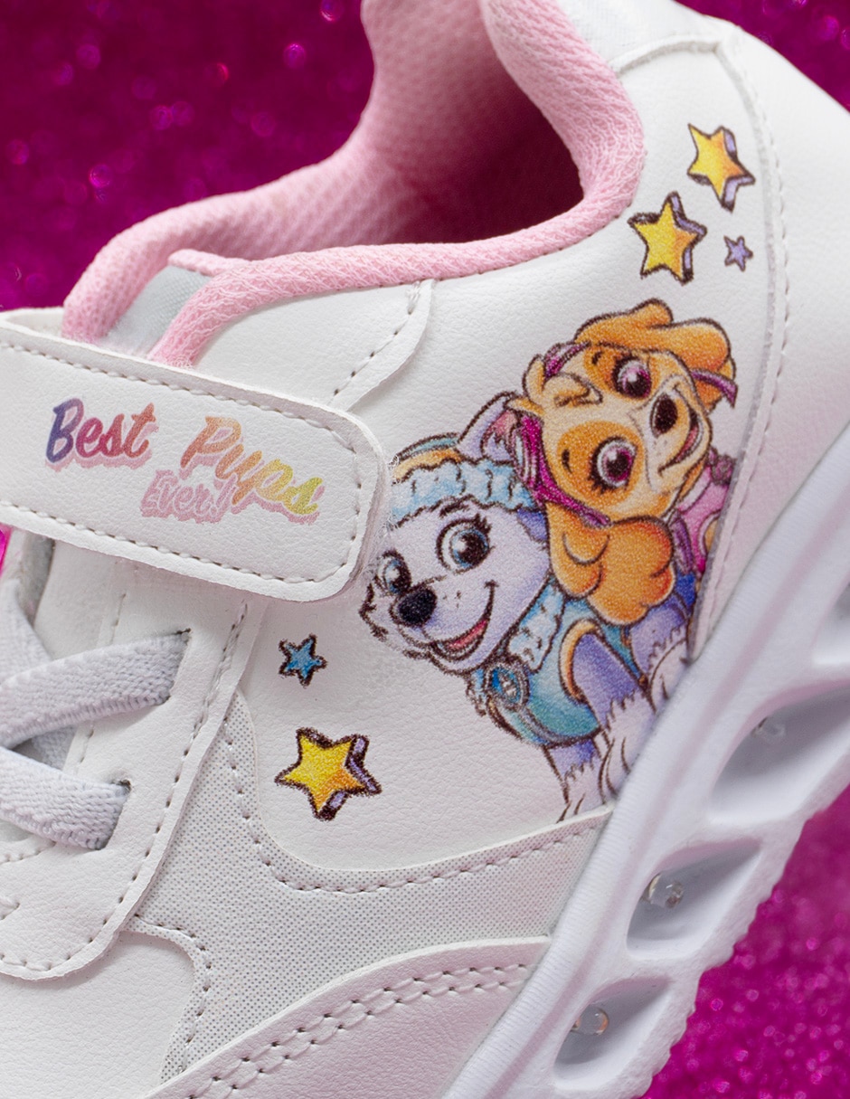 Tenis con luz led Tropicana para niña Paw Patrol