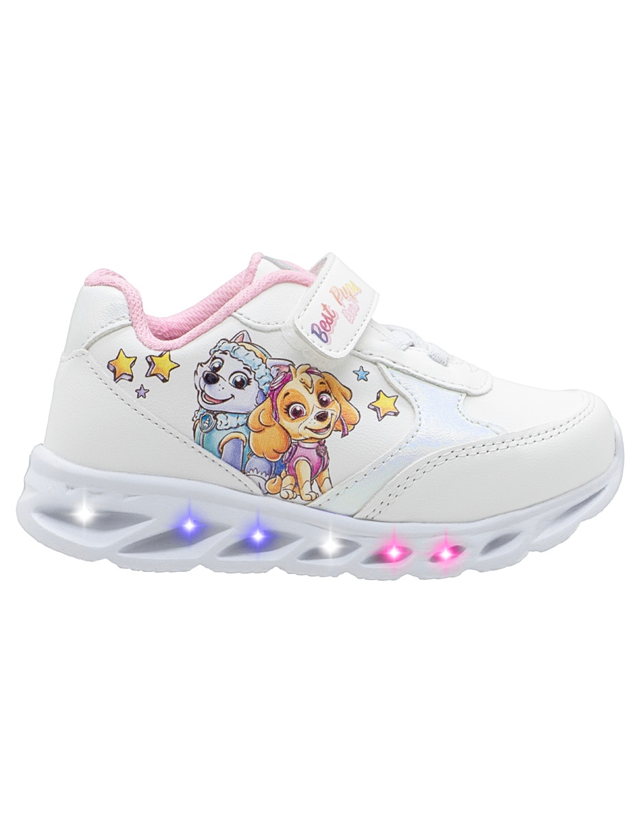 Tenis con luz led Tropicana para niña Paw Patrol