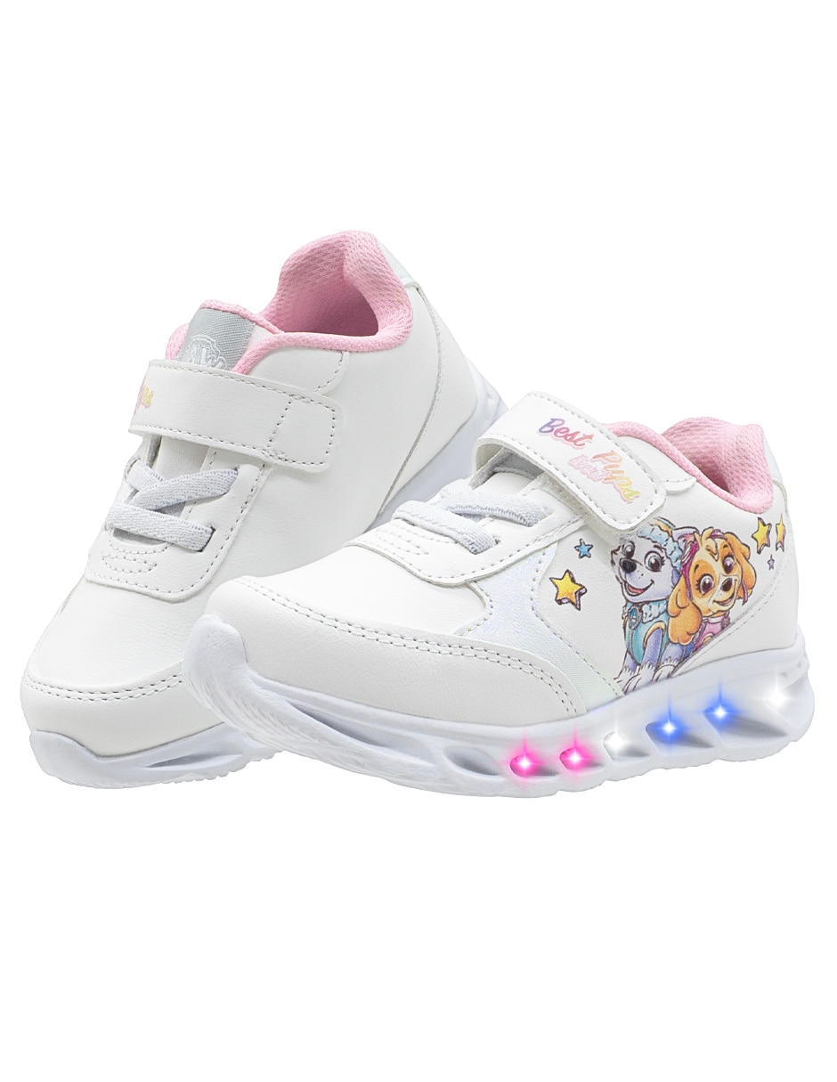 Tenis con luz led Tropicana para niña Paw Patrol