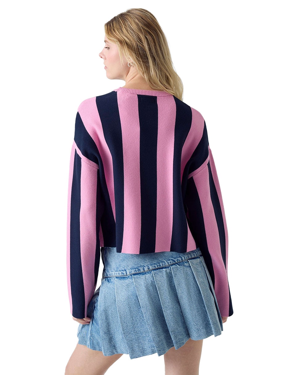 Suéter cuello redondo para mujer 3