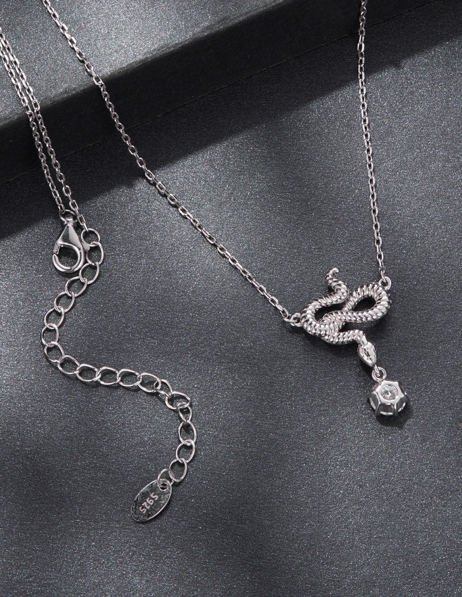 Collar con dije Nature de plata P 925 5