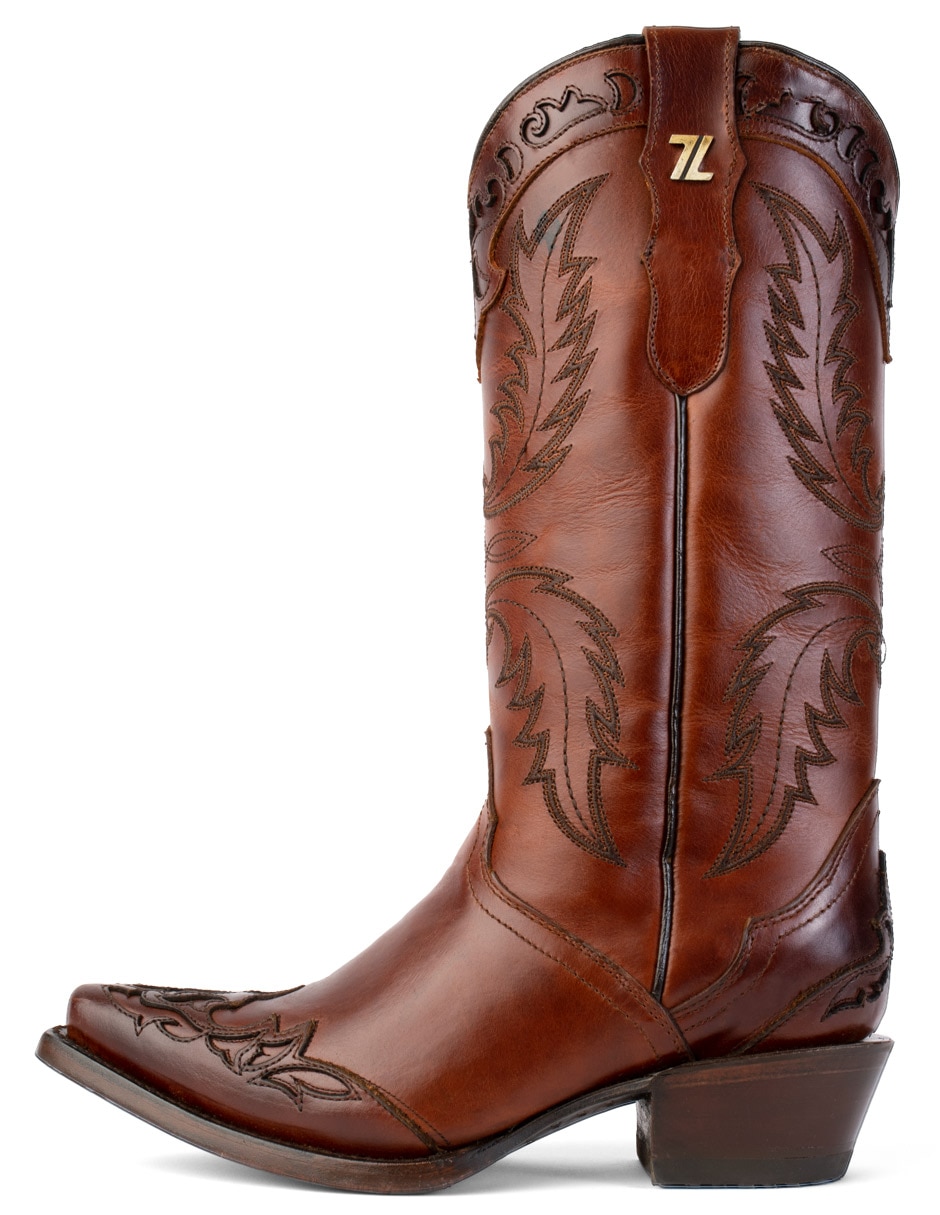 Bota cowboy abajo de la rodilla Vaquera 3003 de piel para mujer Bota cowboy abajo de la rodilla Vaquera 3003 de piel para mujer