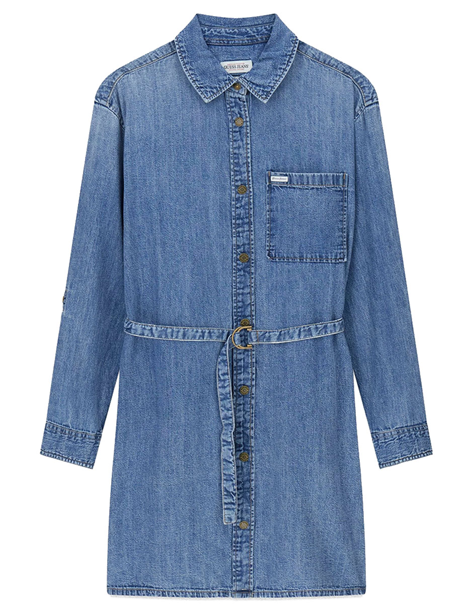 Corto casual guess jeans denim para mujer