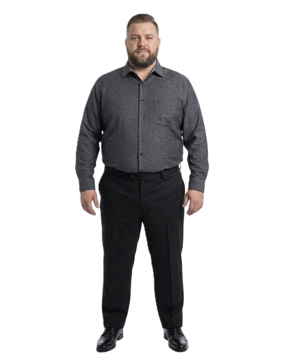 Camisa casual michel blanc manga larga para hombre