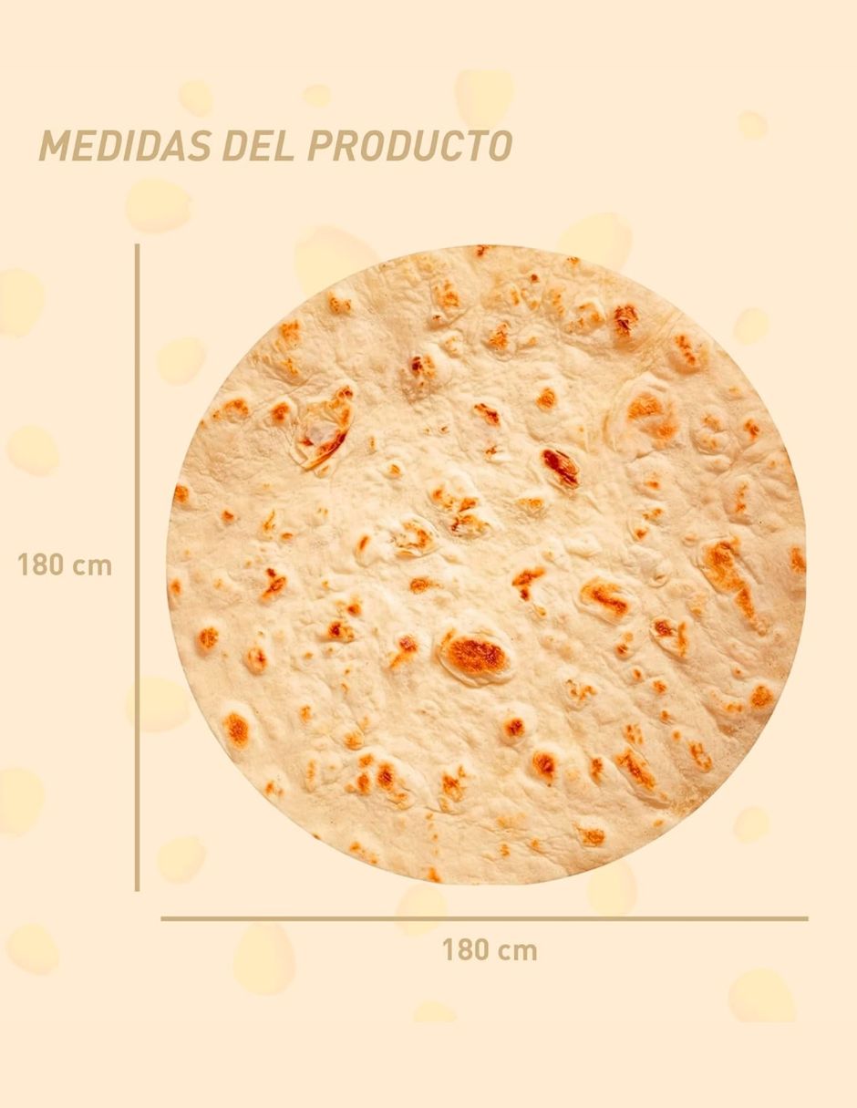 Clásica de tejido bluelander cobija circular lisa unisex