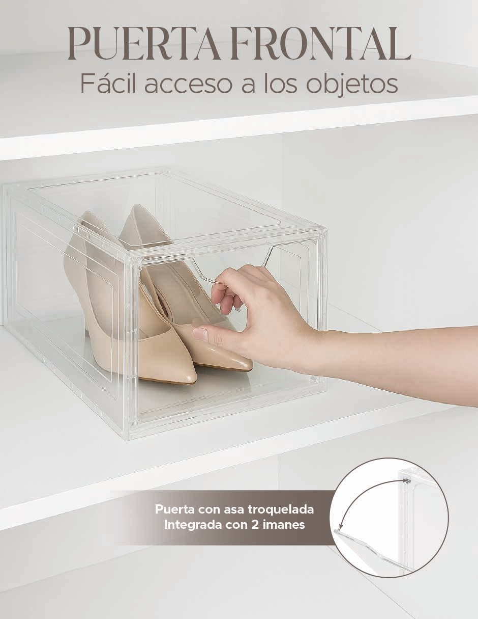 Zapatera armable Elly Prestige para 6 pares de zapatos