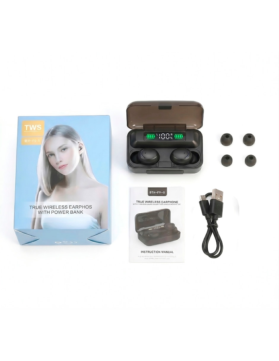 Audífonos In-Ear Gamer Techfun F9-5 inalámbricos con cancelación de ruido 2