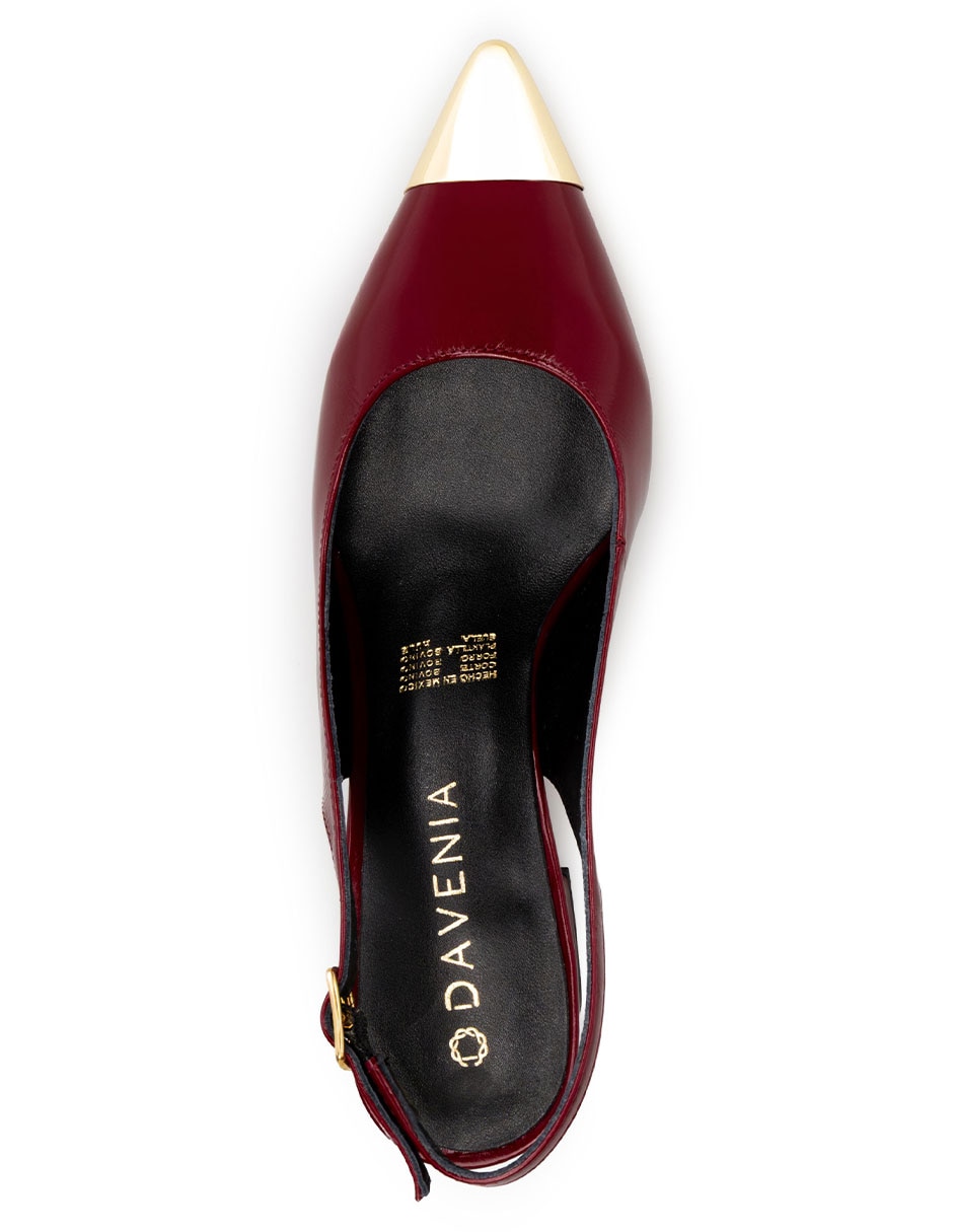 Zapatilla charol piel davenia zapatillas davenia