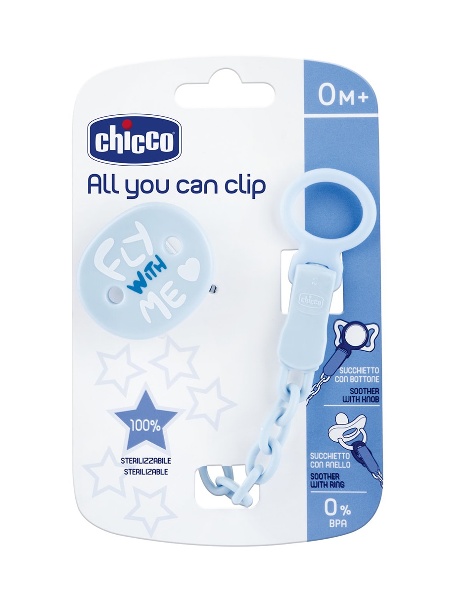 Set portachupón Chicco Clip All You Can