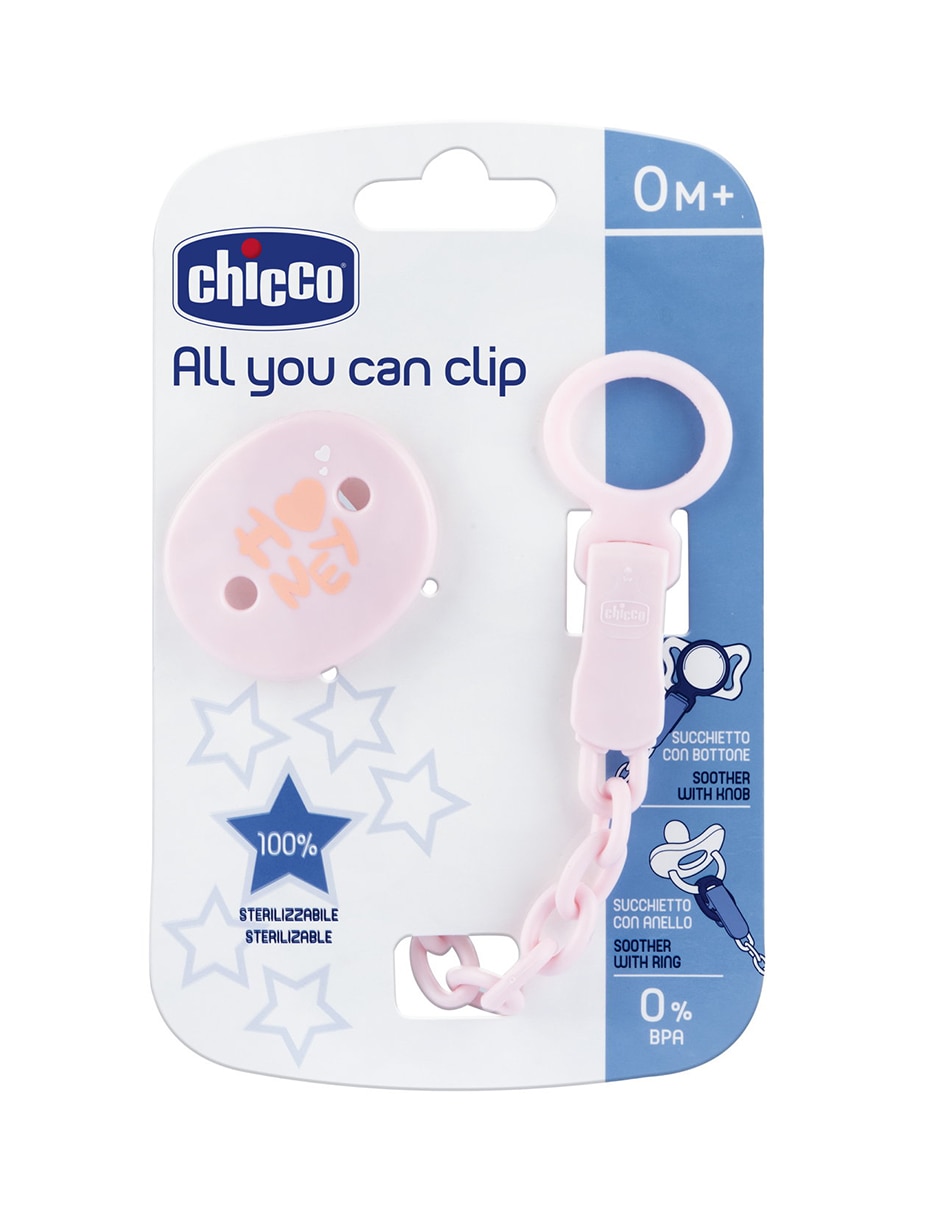 Set porta chupón Chicco Clip All You Can