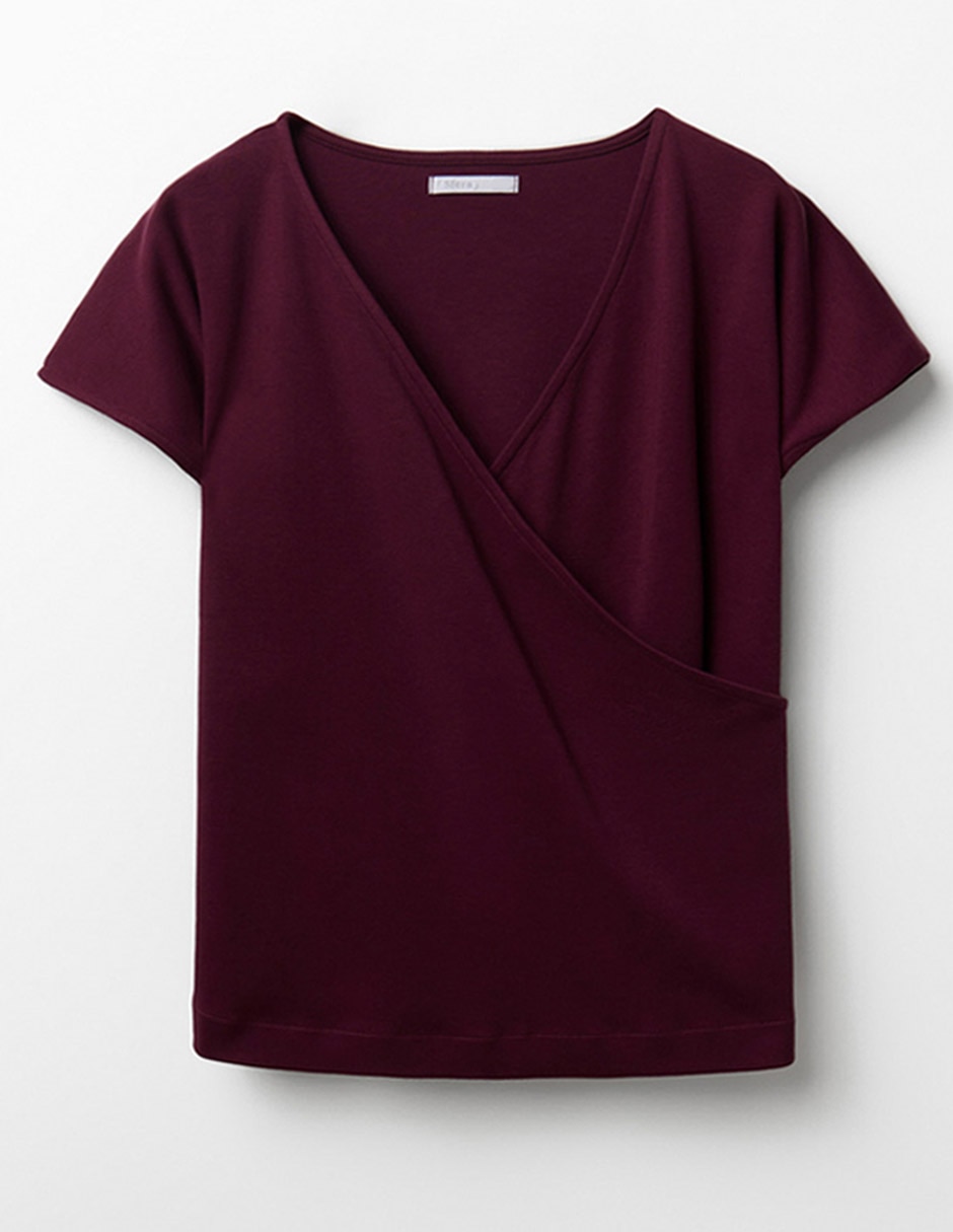 Playera cuello v para mujer 2