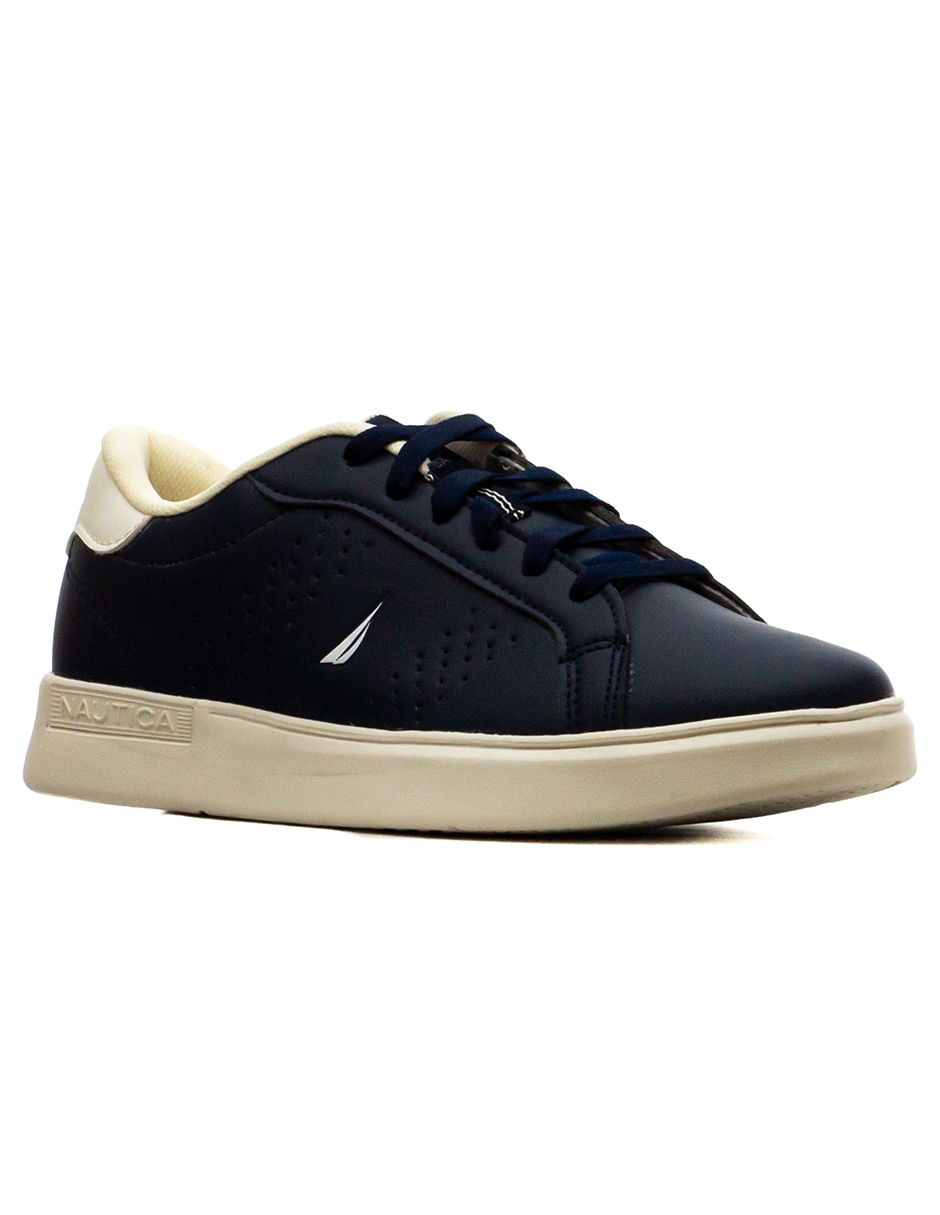 Tenis de pielnautica para hombre