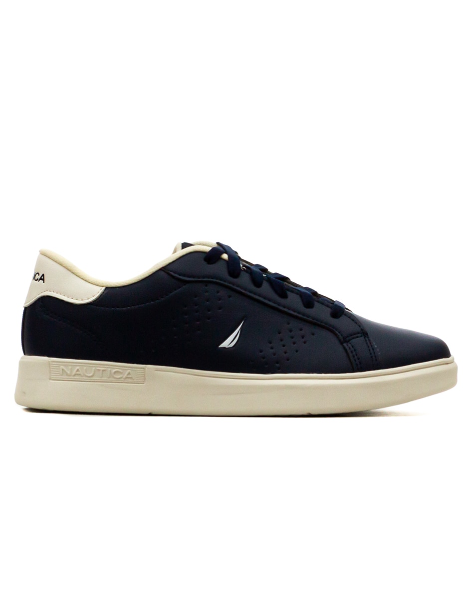 Tenis de pielnautica para hombre