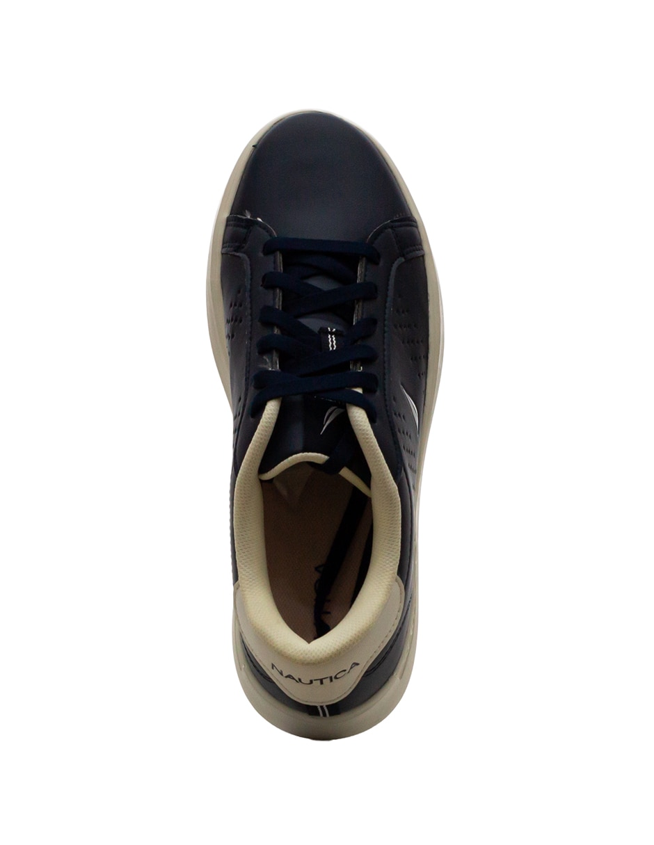 Tenis de pielnautica para hombre