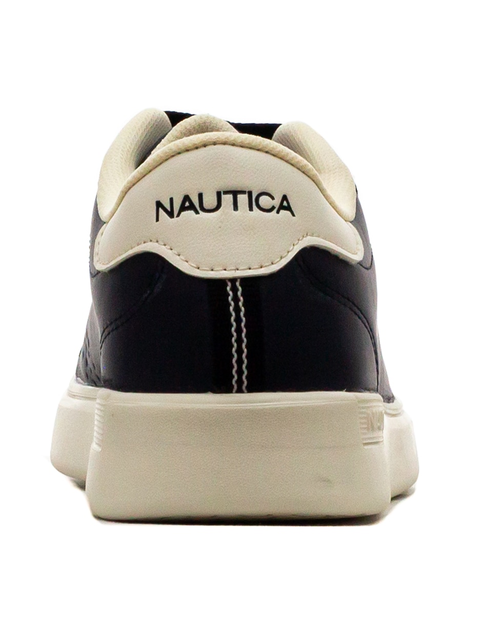 Tenis de pielnautica para hombre
