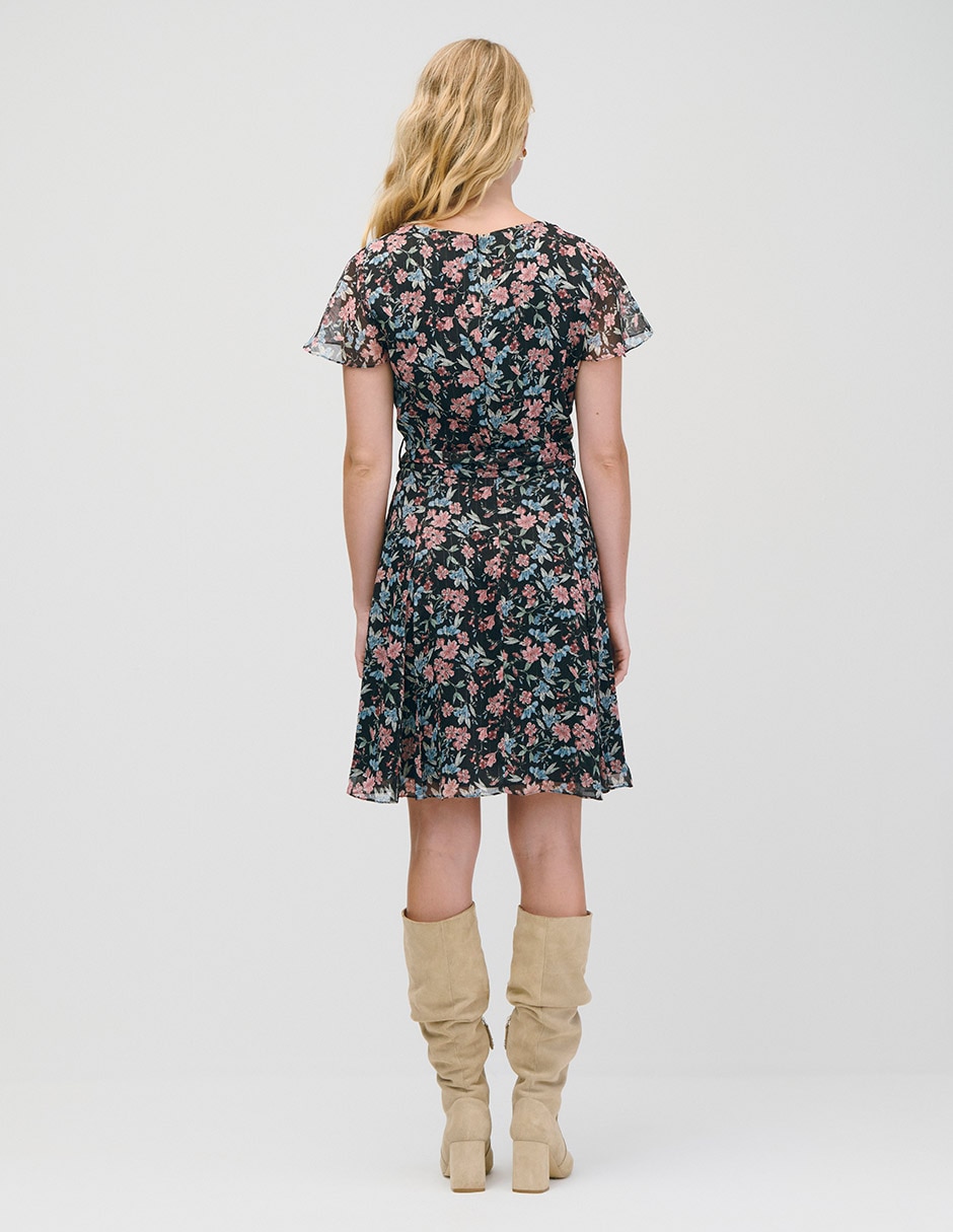 Vestido a la rodilla casual arian para mujer
