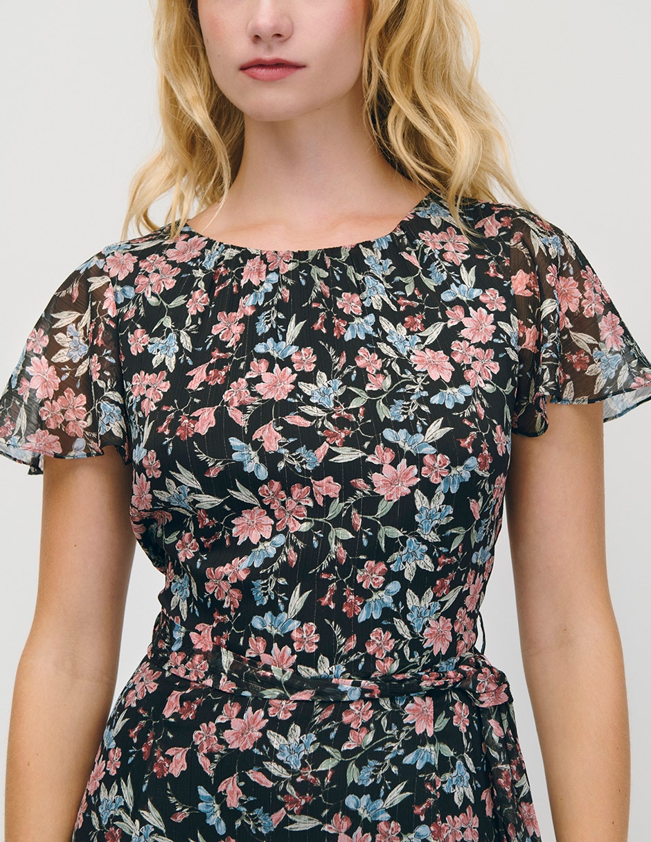 Vestido a la rodilla casual arian para mujer