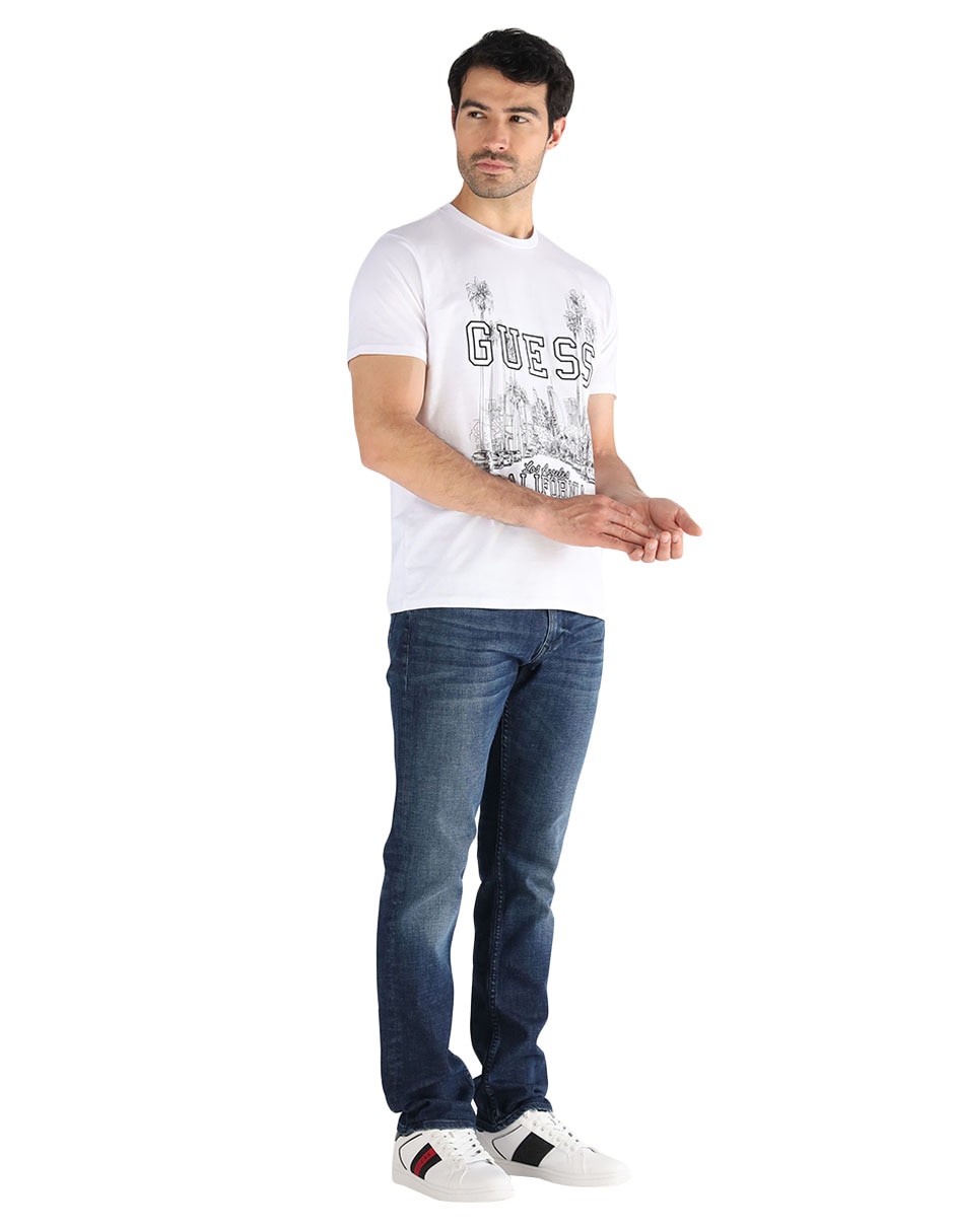 Playera logo cuello redondo para hombre 3