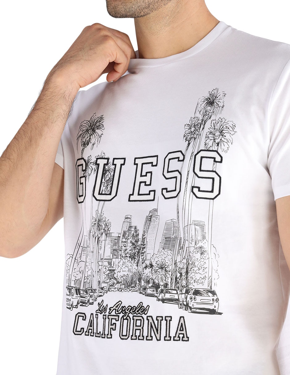 Playera logo cuello redondo para hombre 4