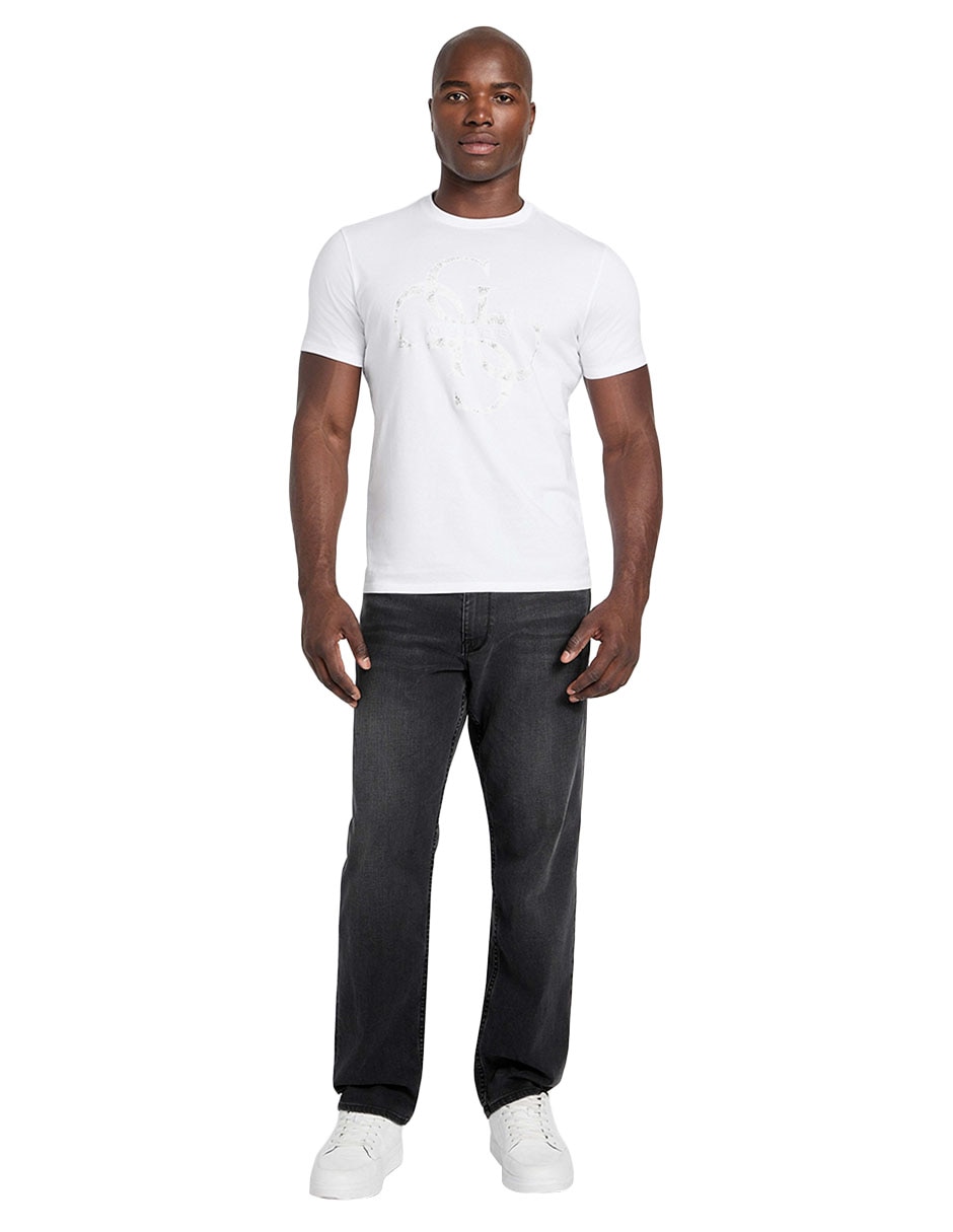 Playera guess guess cuello redondo para hombre