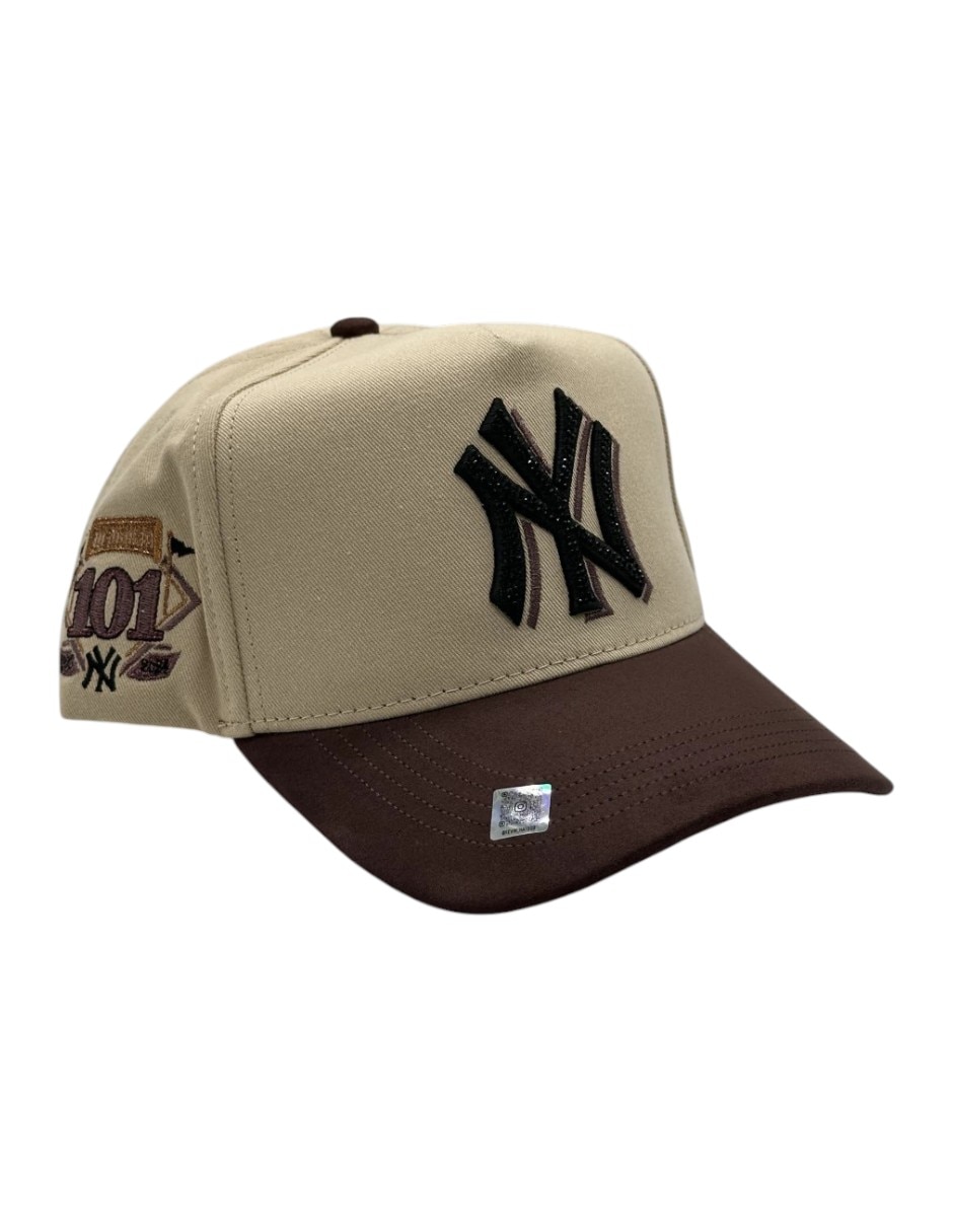 Gorra visera curva snapback casual Big Boss Kevin Hats NY tan para hombre