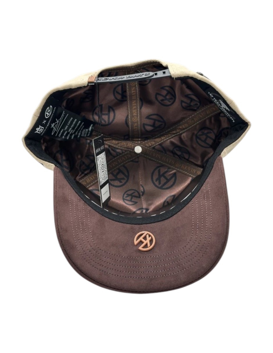 Gorra visera curva snapback casual Big Boss Kevin Hats NY tan para hombre