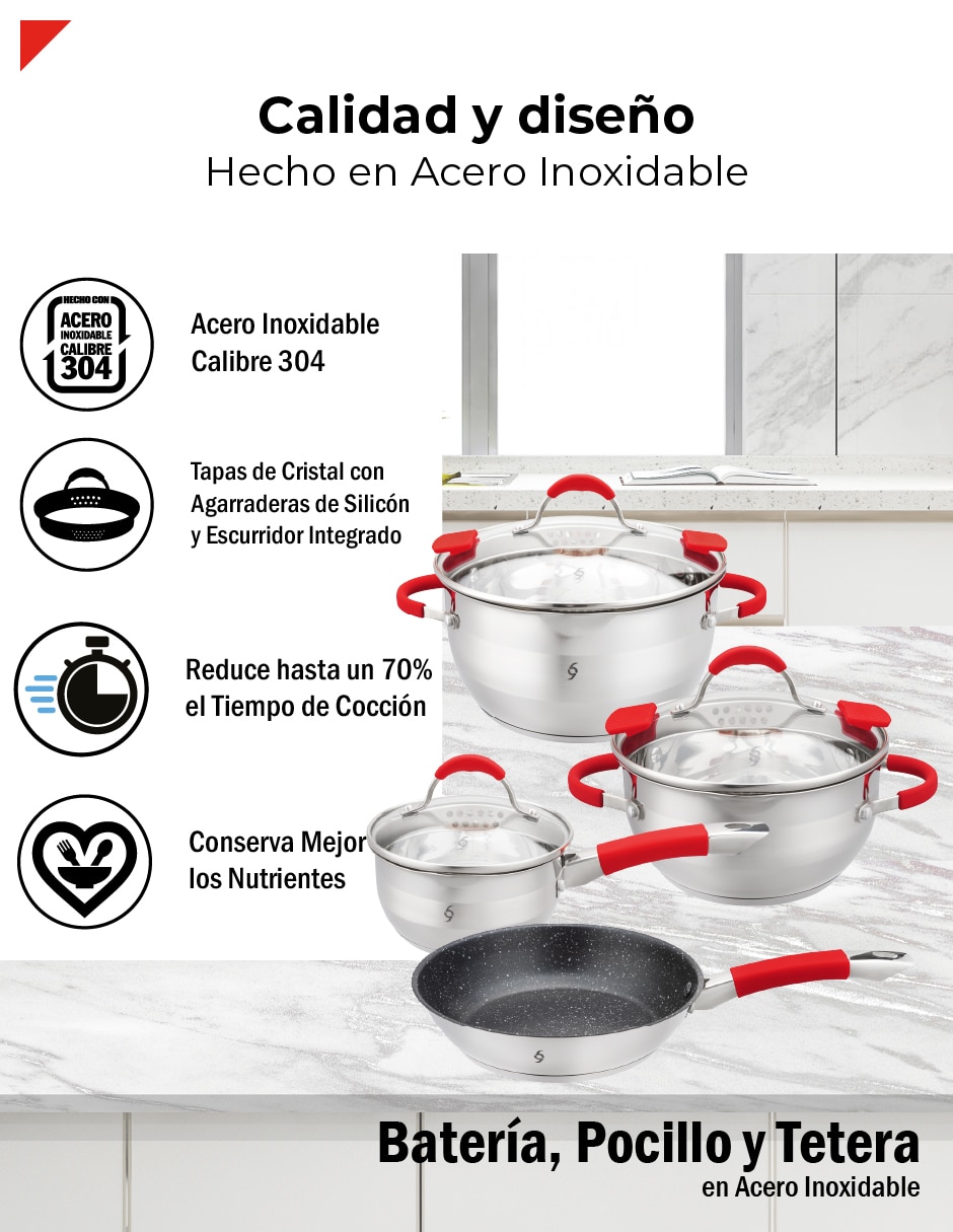 Batería de cocina bcps07 8