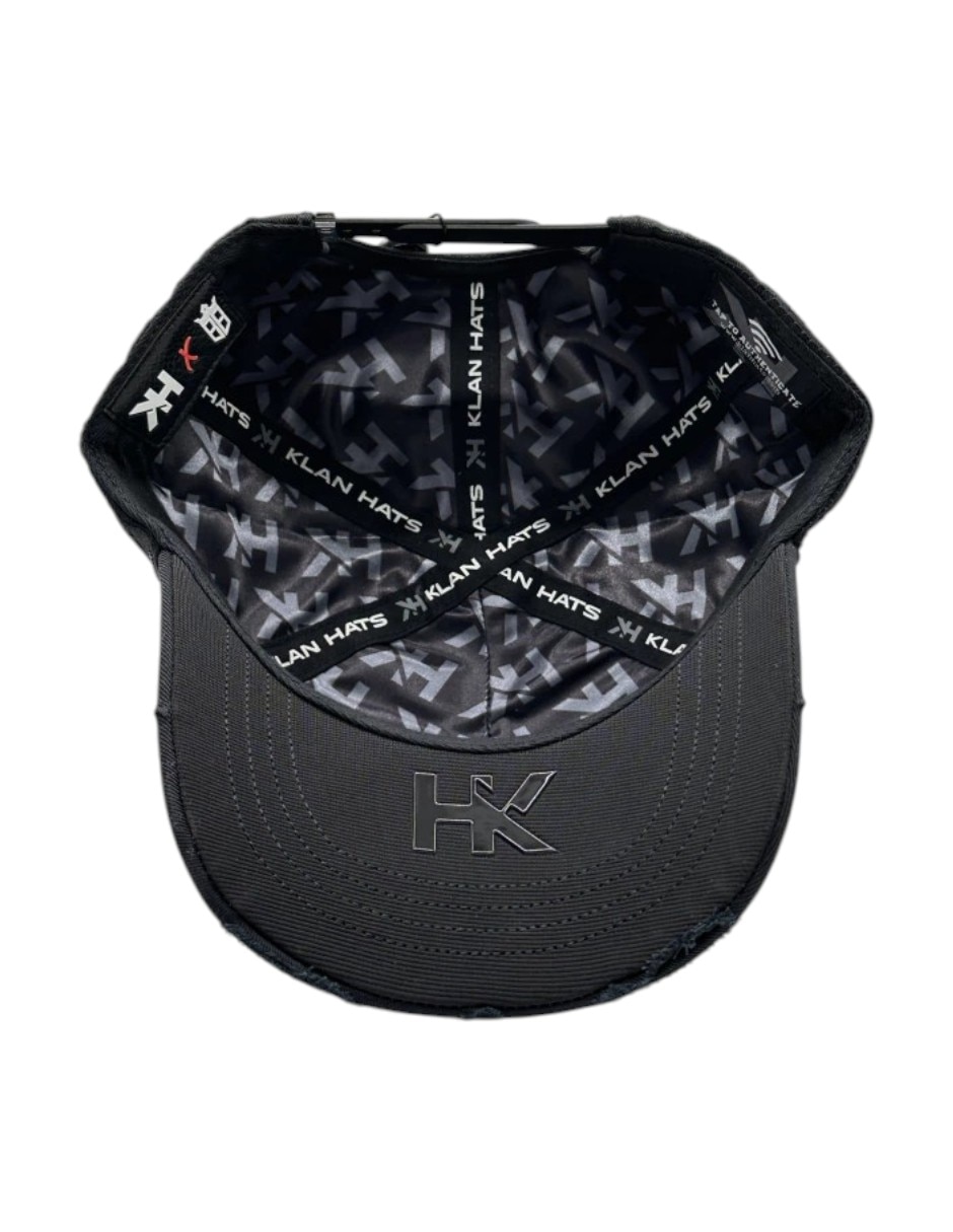 Gorra visera curva snapback casual Big Boss La Flame Black Klan para hombre