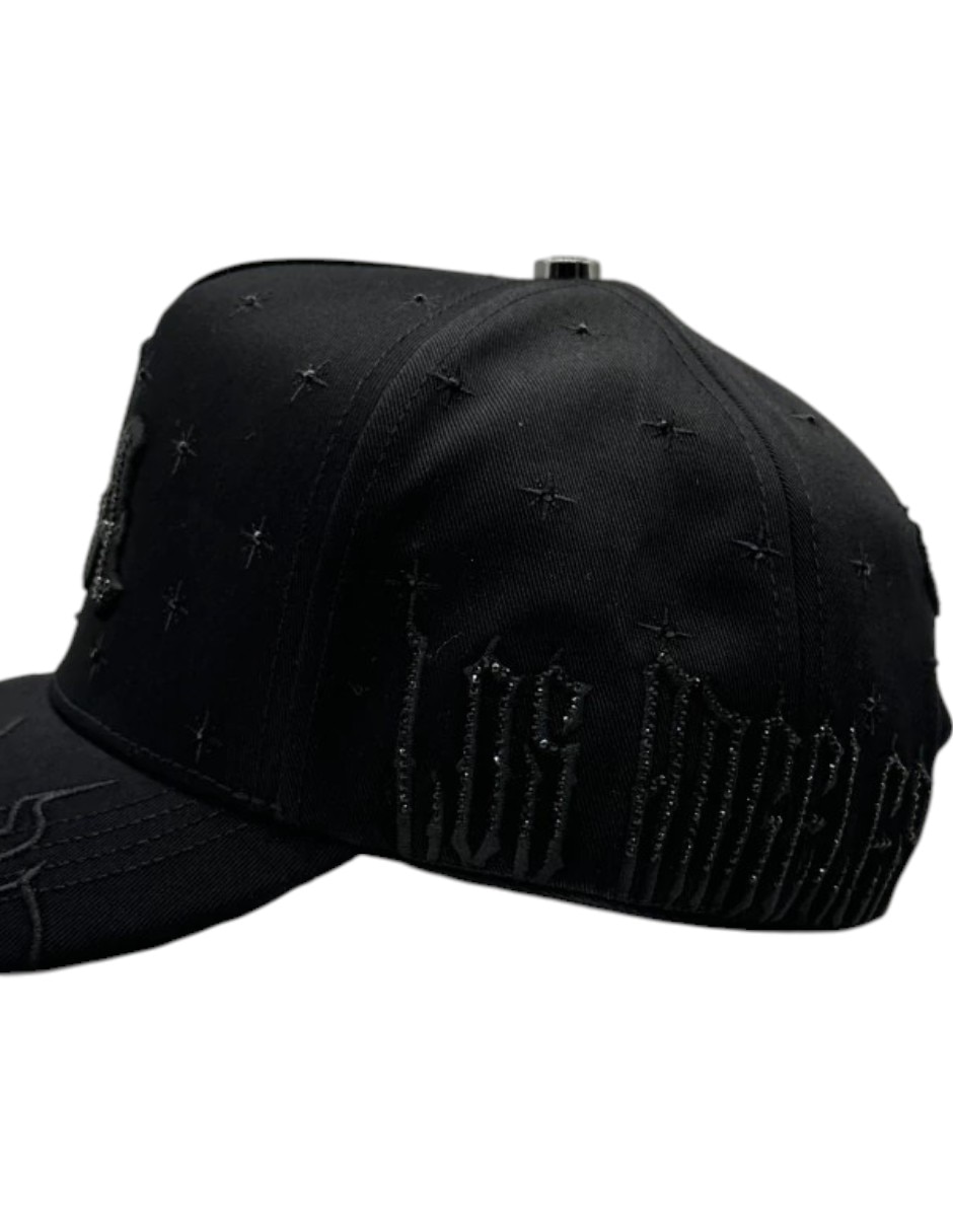 Gorra visera curva snapback casual Big Boss La Flame Black Klan para hombre