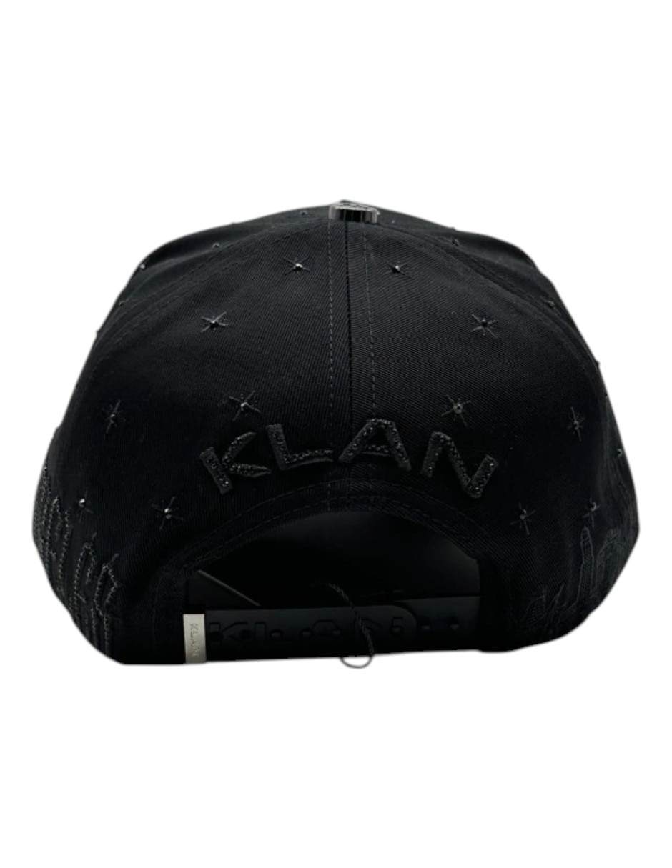 Gorra visera curva snapback casual Big Boss La Flame Black Klan para hombre