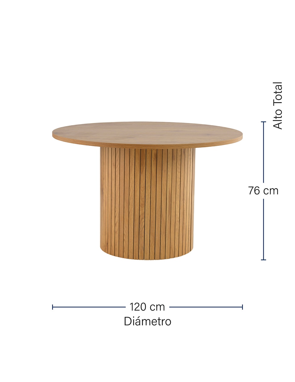Mesa de comedor armable Shanghai Brum de MDF