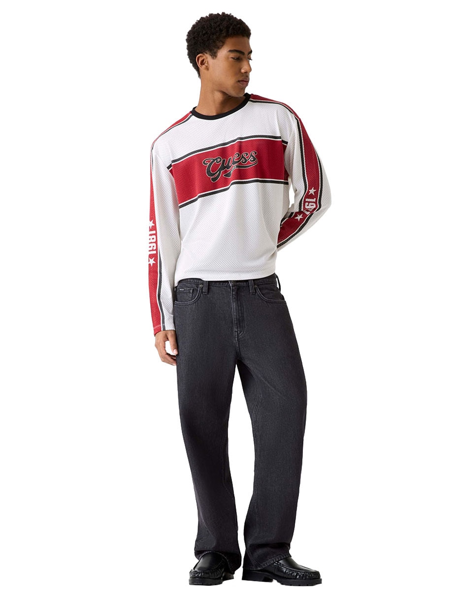 Playera Guess Boxy cuello redondo para hombre