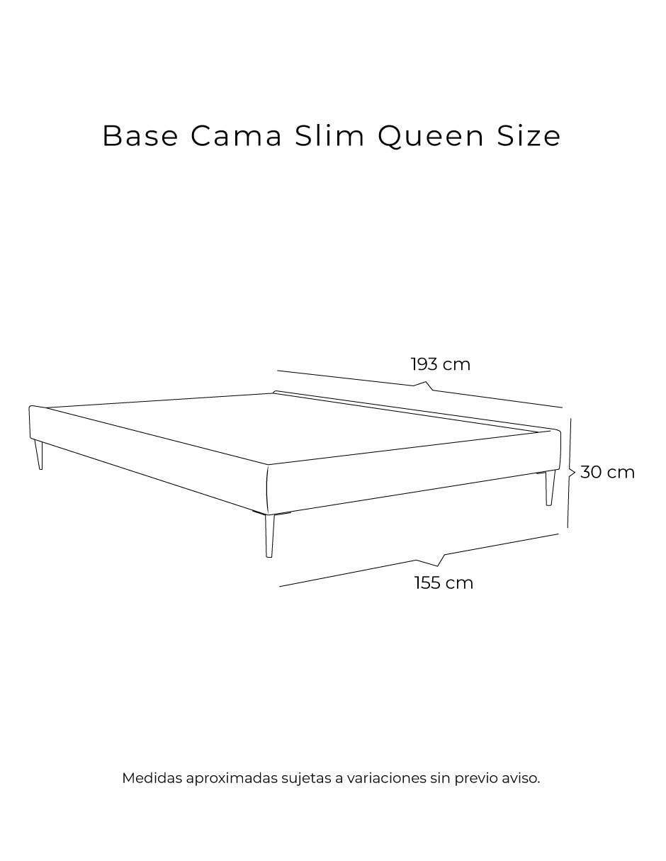 Base para cama armable Dicasa de madera pino
