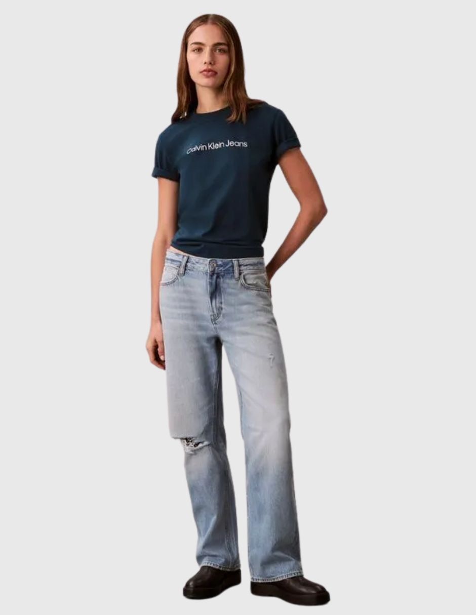 Playera manga corta cuello redondo mujer 5