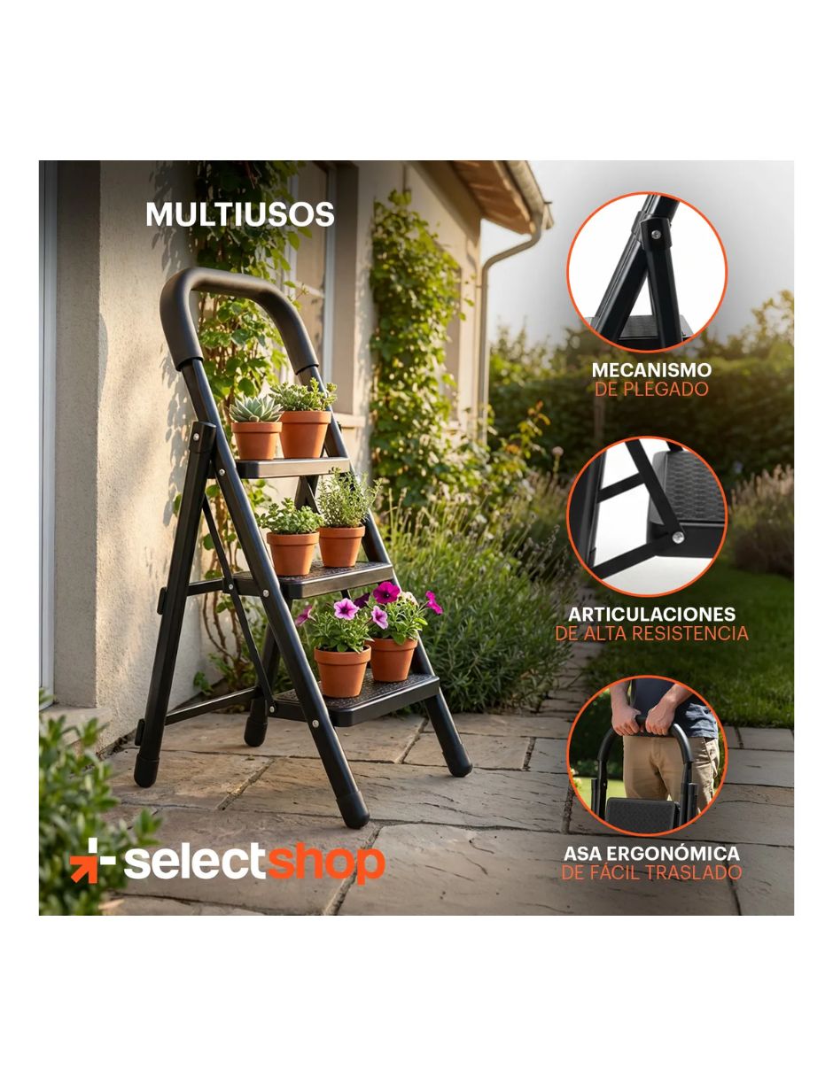 Escalera de tijera de Acero 6