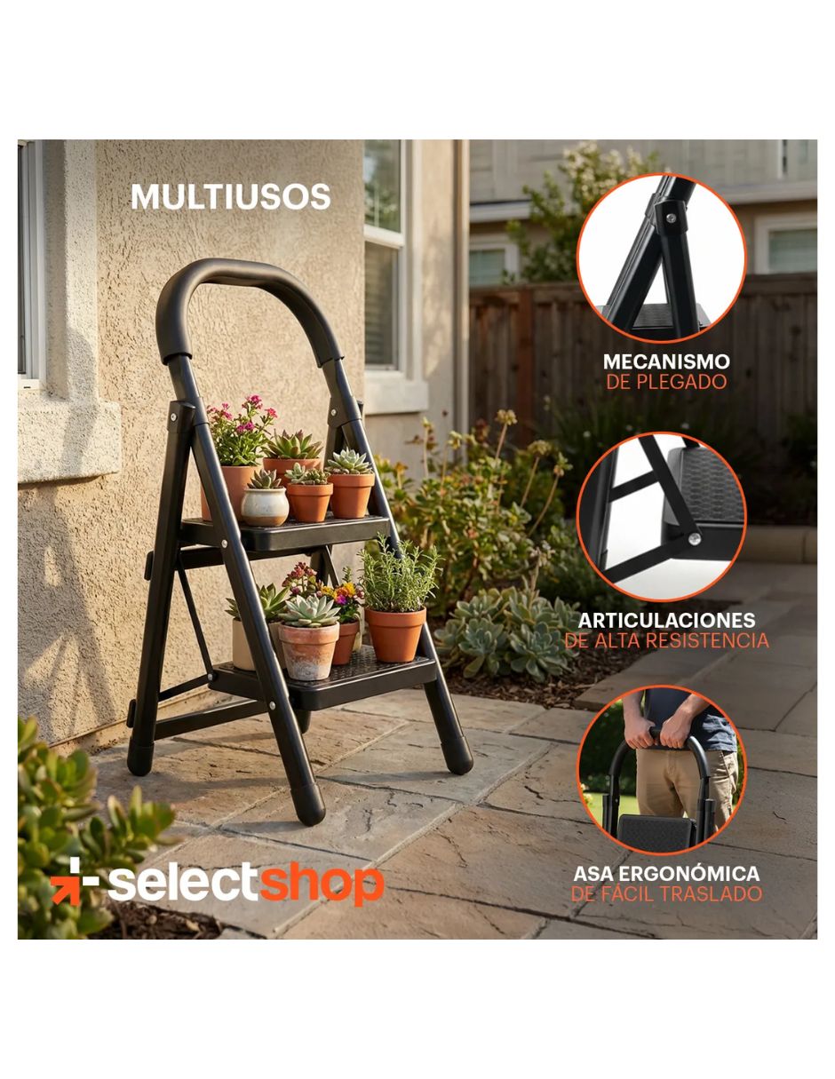 Escalera de tijera Select Shop de Acero