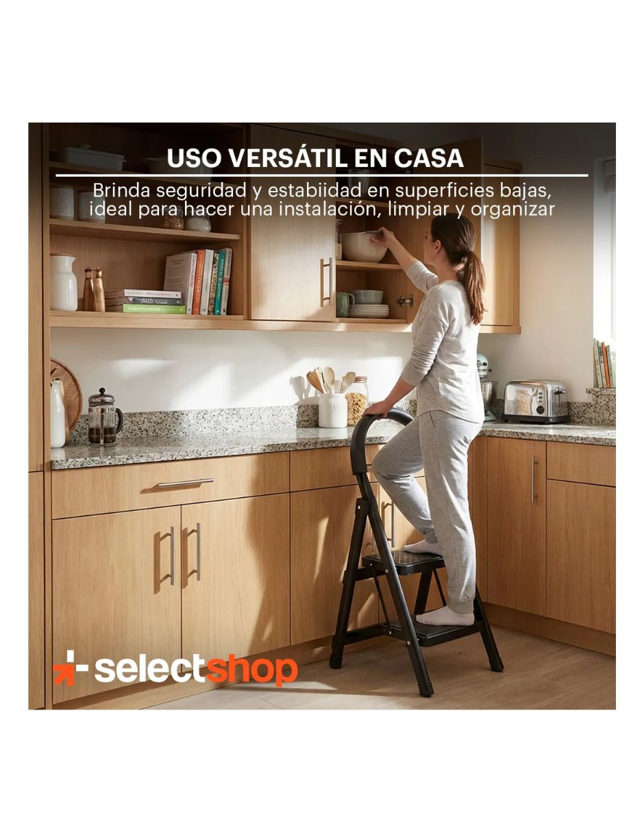 Escalera de tijera Select Shop de acero