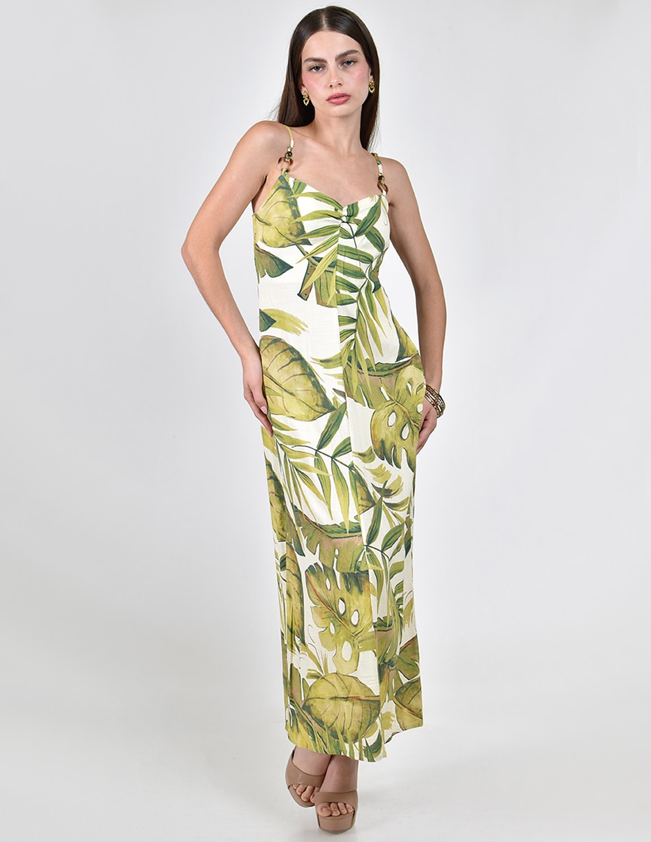 Vestido largo casual para mujer 4