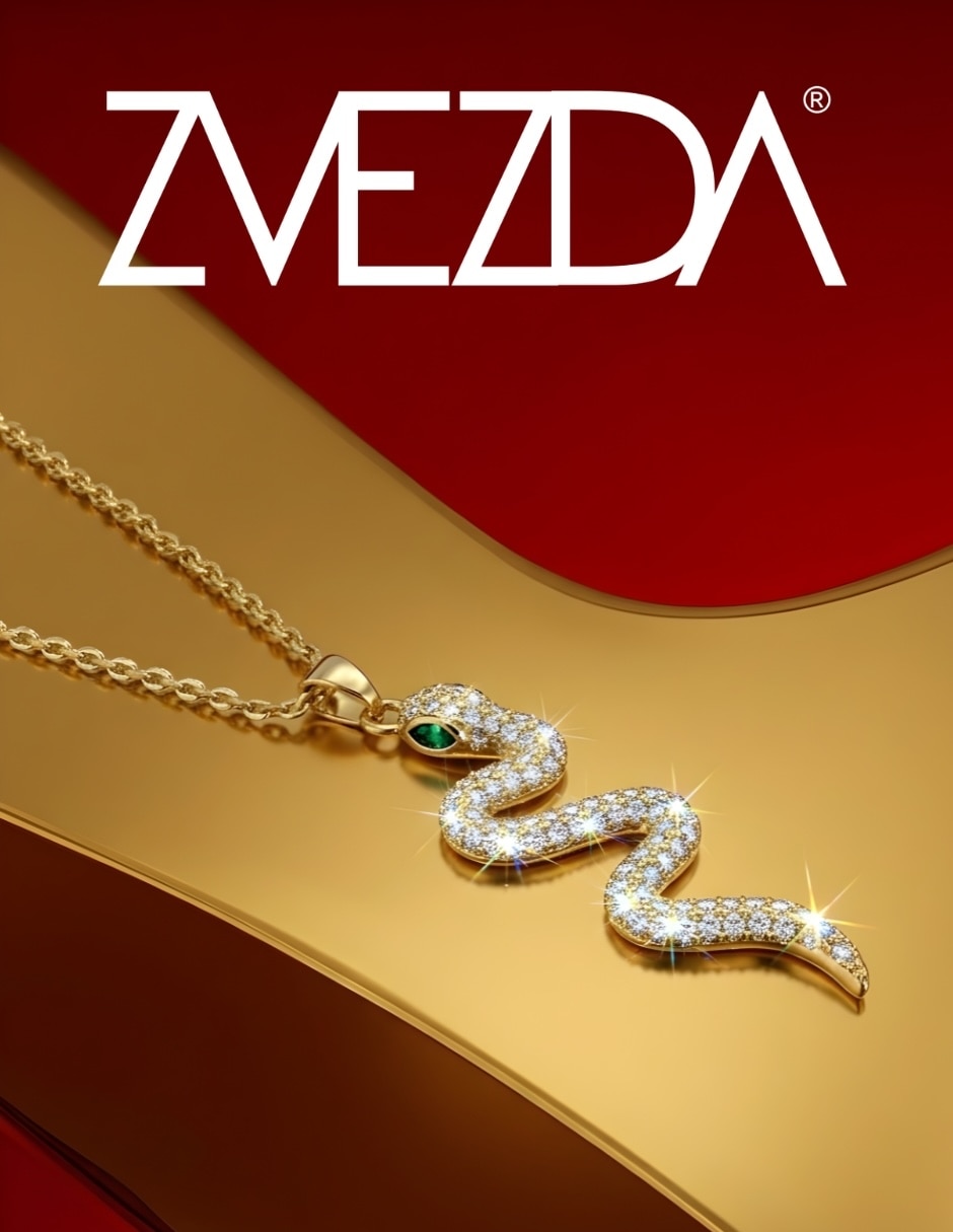 Collar de serpiente Zvezda Aurore de Metal 18 K