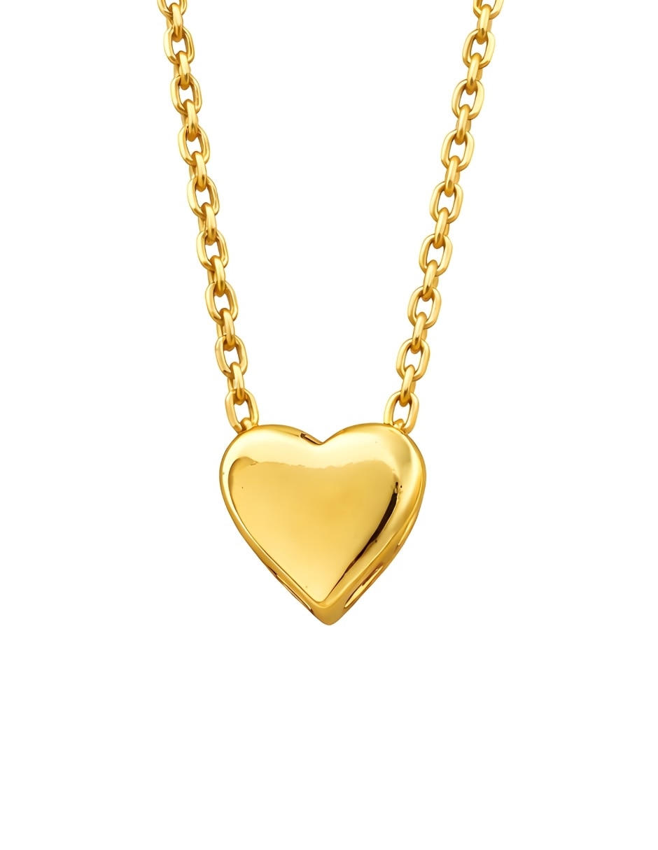 Collar de corazón Zvezda Aurore de Metal 18 K