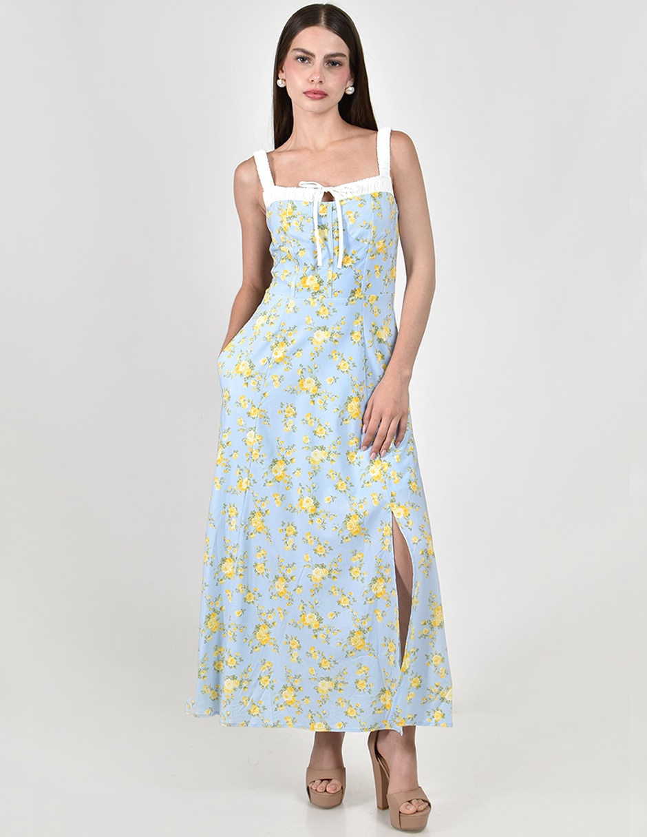 Vestido largo casual para mujer 3