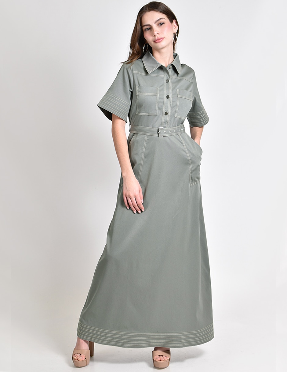 Vestido largo casual para mujer Vestido largo casual para mujer